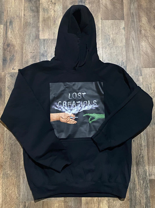 Smoking Alien Hoodie